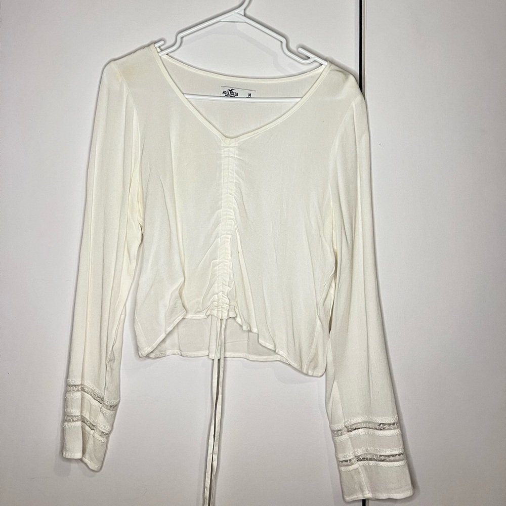 White summer blouse